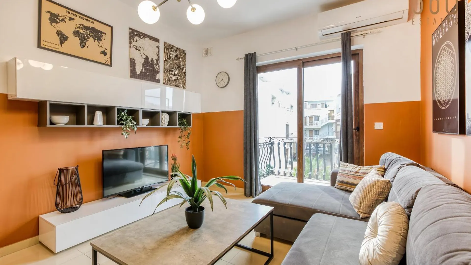Stylish 2Br Home With Private Balconies By 360 Estates Saint Julian's